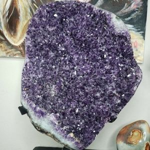 Amethyst on stand
